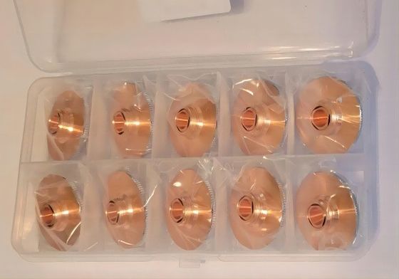 Chrome/Copper Single Double Layer Fiber Laser Precitec Raytools Nozzle Weight KG 0.15 KG