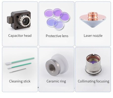 D28 D32 Raytool Wsx Precitec Ospri Bocu Fiber Cutting Machine Head Laser Cutting Nozzle