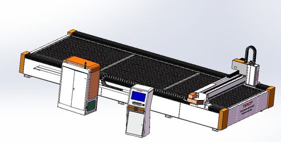 Precision Yaskawa Servo Motor Cypcut Control Sheet Metal Fiber Laser Cutting Machine