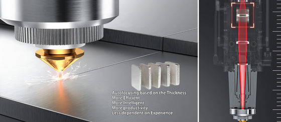 Raytools Laser Head CNC Open Type Stainless Steel Fiber Laser Cutting Machine for Cutting