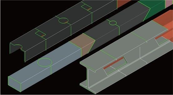 Product 3D Tube Laser Cutting Machines with Water Cooling and FSCUT5000B Control Software