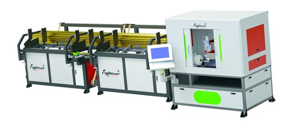 Fiber Laser Cutting Machine for Steel Pipe Tube 1kw 2kw 3kw With Rotary Device