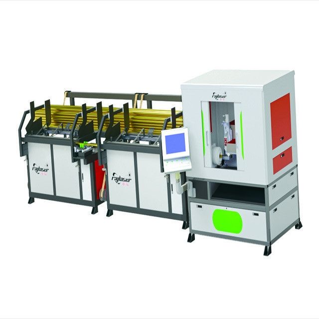 Fiber Laser Cutting Machine for Steel Pipe Tube 1kw 2kw 3kw With Rotary Device