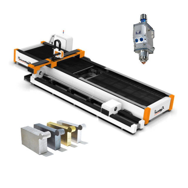 Metal Tube and Plate Fiber Laser Cutting Machine with Rotary Axis Cutting Thickness 0-30mm